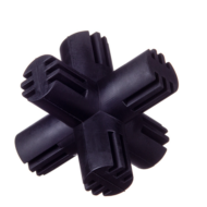 BK15006 Barry King tömörgumi reflexjáték -fekete 12,5cm