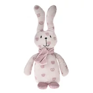 BK15732 BARRY KING plüss nyuszi hanggal, pink 24x13,5 cm