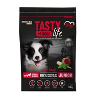 TASTY DOG JUNIOR száraz kutyaeledel MARHA 3kg, 12kg
