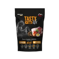 BF-37 TASTY DOG JUNIOR alutasakos kutyaeledel 90% KACSA 500g (10db/krt)