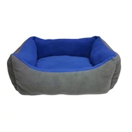 Molly 'XS' (55x40cm) szürke-kék polár kutyafekhely 