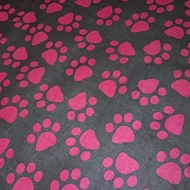 Szövet Fekete-pink tappancs