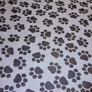 Szövet Szürke-fekete tappancs