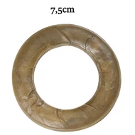 JK12253 Bivalybőr préselt natúr  karika 7,5cm (60-65gr) 10db/csomag (30 csomag/krt)
