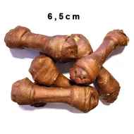 JK13915 Bivalybőr csomó kacsahússal bevonva 6,5cm (12-14gr) 15db/csomag       (32 csomag/krt)