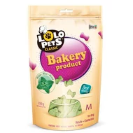 LO80804 Kutyakeksz csont alakú 'M' mentás 350g-os doypack (8db/krt)