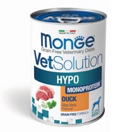 Monge Dog VetSolution HYPO Monoprotein konzerv kutyaeledel Kacsa 400g (12db/krt)