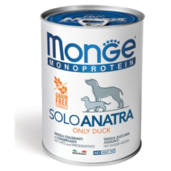 Monge Monoprotein Paté 100% kacsa konzerv 400gr (24db/krt)