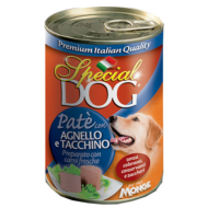 Special Dog Premium konzerv kutyaeledel Paté Adult bárány-pulyka 400gr (24db/krt)