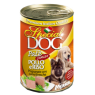 Special Dog Premium konzerv kutyaeledel Paté Puppy csirke-rizs 400gr (24db/krt)