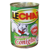 Lechat Premium konzerv macskaeledel Adult nyúl 400gr (24db/krt)