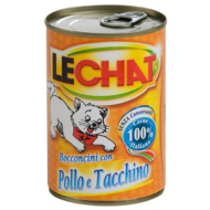 Lechat Premium konzerv macskaeledel Adult csirke-pulyka 400gr (24db/krt)