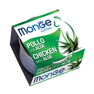 Monge cat fruits kitten macskakonzerv csirke-aloe vera 80gr (24db/krt)