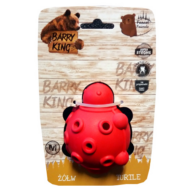 BK15014-Barry King extra erős kutyajáték -jutalomfalat adagoló piros teknősbéka 8,8cm 