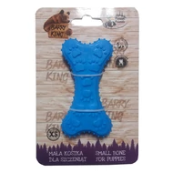 BK15502-Barry King puppy bone kutyajáték -kék mancsos dental gumi csont XS 10cm