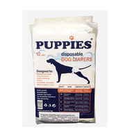 PC011 Puppies tüzelőbugyi-nadrágpelenka XXS (2kg-tól, 15-30 cm) 12db-os (12cs/krt)