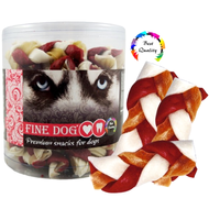 RD16400-Jerky-Rawhide fonat sonkás  6,5cm 40 db/csomag (21db/krt)