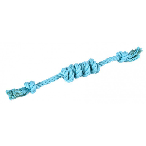 BK15718 BARRY KING extra csomós kötél, kék 47 cm