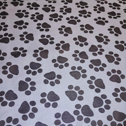 Szövet Szürke-fekete tappancs