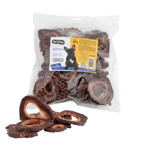 HM8218 Bárányhúsba tekert marhagége-karika 500g (20db/krt)