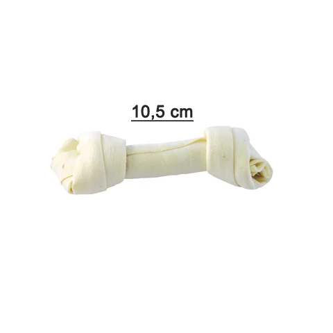 JK12259 Csomózott  csont kálciumos 10,5cm (30-35gr) 10db/csom 10csom/krt 