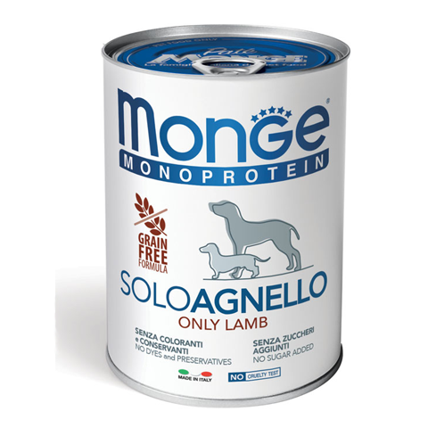 Monge Monoprotein Paté 100% bárány konzerv 400gr (24db/krt)