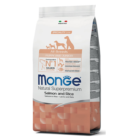 Monge Dog MONOPROTEIN Speciality line Mini Puppy&junior lazac-rizs 2,5kg
