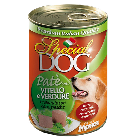 Special Dog Premium konzerv kutyaeledel Paté Adult borjú-zöldség 400gr (24db/krt)