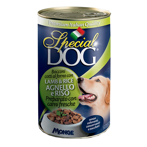 Special Dog Premium konzerv kutyaeledel Adult - bárány-rizs 1275gr (12db/krt)