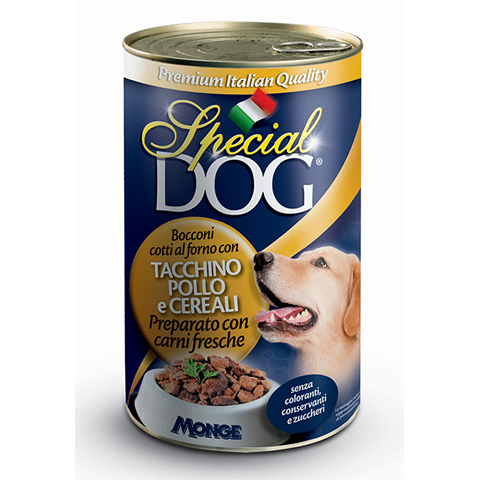 Special Dog Premium konzerv kutyaeledel Adult - pulyka-tészta 1275gr (12db/krt)