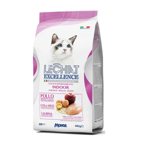 Lechat Excellence Szuperprémium indoor száraz macskaeledel 400g
