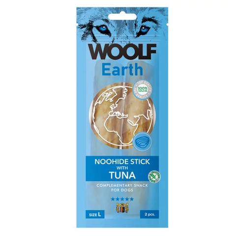 RD1060 Woolf Earth NOOHIDE kollagénes rúd tonhallal L 85g, 11,5x2,5cm, 2db/csomag (10db/krt)