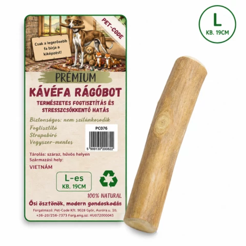 PC076 Kávéfa 'L'  Prémium rágóbot kutyáknak
