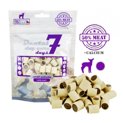 RD-D7022  Dental Dog Care 7 days Fresh Meat- Bárány sushi 80g 12db/krt