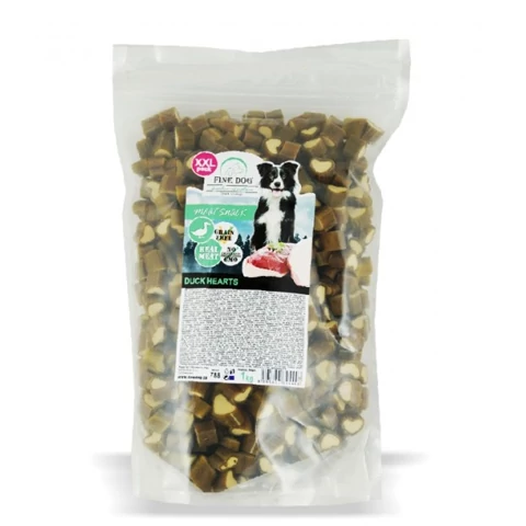 RD788 Fine Dog kacsahús szívecskék 1kg 