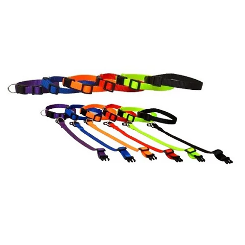417,04 Fényvisszaverő textil nyakörv kölyökkutyáknak - 1x17-25cm neon színek