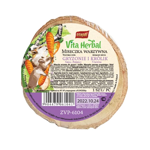 VP6104 VITA HERBAL fatörzs tál zöldségekkel és virágokkal (24db/krt)