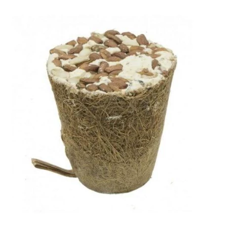 GF-12837 Garden & Fun vadmadár eleség harang alakú kókuszrostban- földimogyoróval és magvakkal 250gr