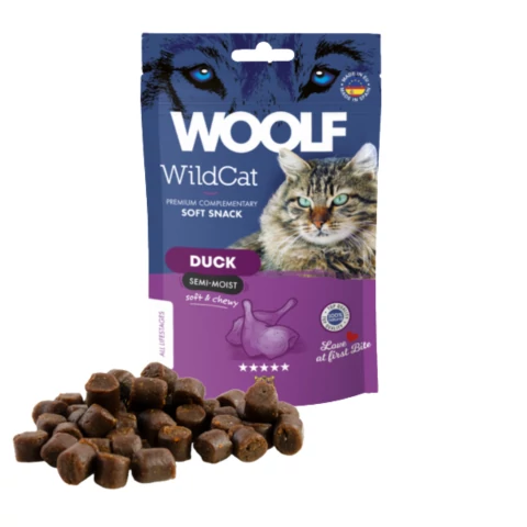 RD5101 Woolf Wildcat Snacks - kacsa 50g (10db/krt)