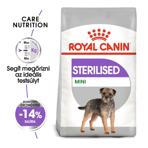 ROYAL CANIN -MINI 1-10 kg STERILISED 1kg, 3kg, 8kg