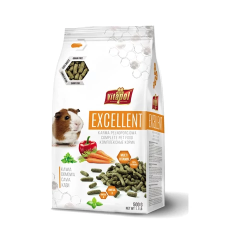 VP5130 EXCELLENT teljesértékű granulált eledel tengerimalacoknak 500g 6db/krt